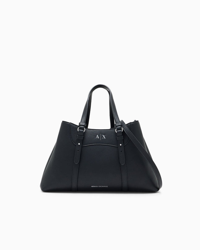 Shopping bag con logo e doppi manici - Piedi Folli