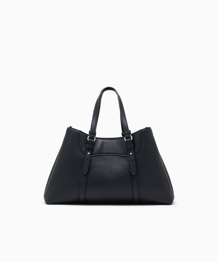 Shopping bag con logo e doppi manici - Piedi Folli