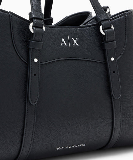 Shopping bag con logo e doppi manici - Piedi Folli