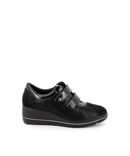 Sneakers con zeppa nero - Piedi Folli