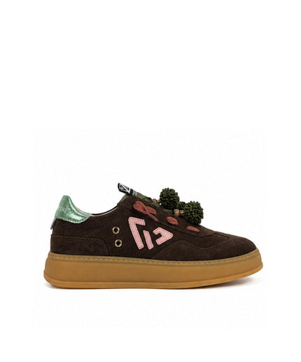Sneakers crosta dark brown - Piedi Folli