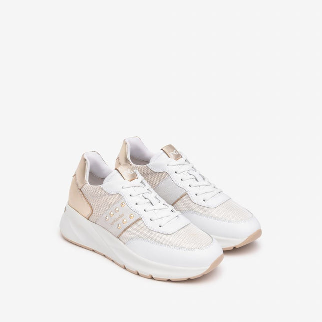 Sneakers Donna in Pelle, Tela e Materiale Tecnico - Piedi Folli