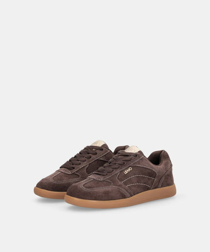 Sneakers in pelle ebano - Piedi Folli