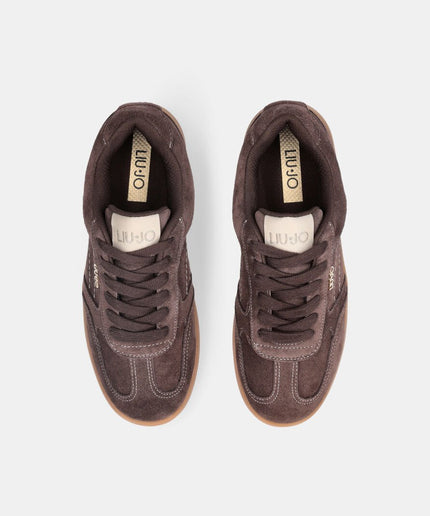 Sneakers in pelle ebano - Piedi Folli