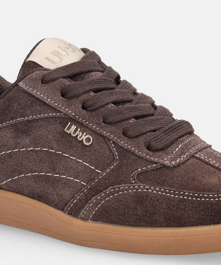 Sneakers in pelle ebano - Piedi Folli