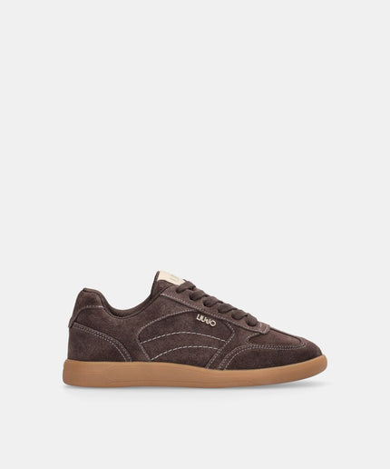 Sneakers in pelle ebano - Piedi Folli