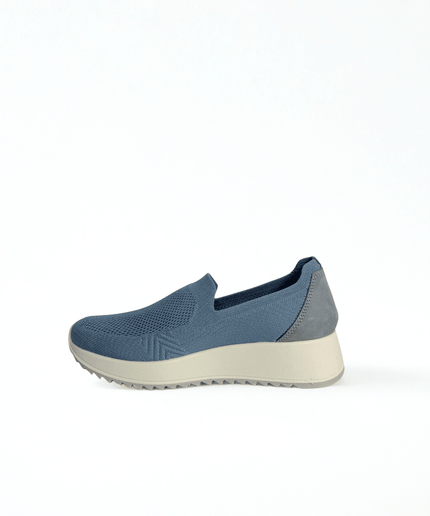 Sneakers in tela azzurra - Piedi Folli