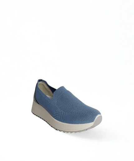 Sneakers in tela azzurra - Piedi Folli