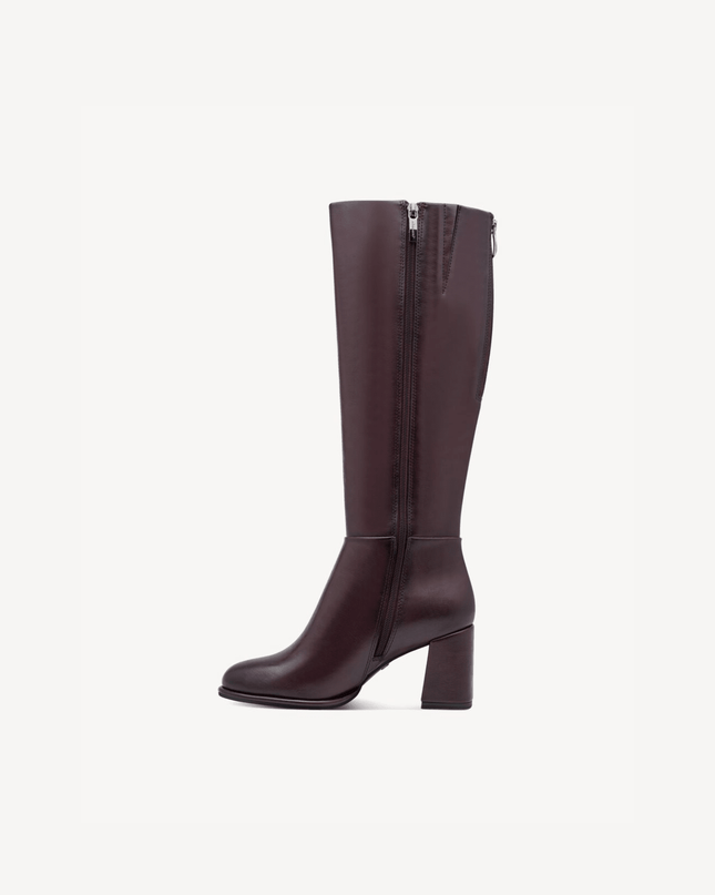 Stivale burgundy - Piedi Folli