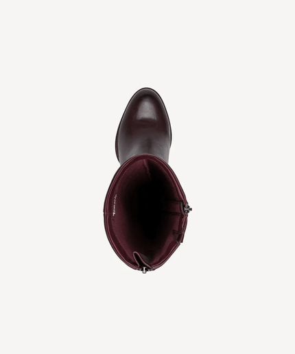 Stivale burgundy - Piedi Folli