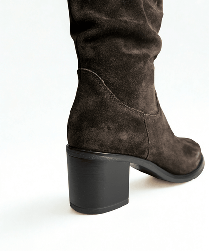 Stivale in pelle marrone - Piedi Folli