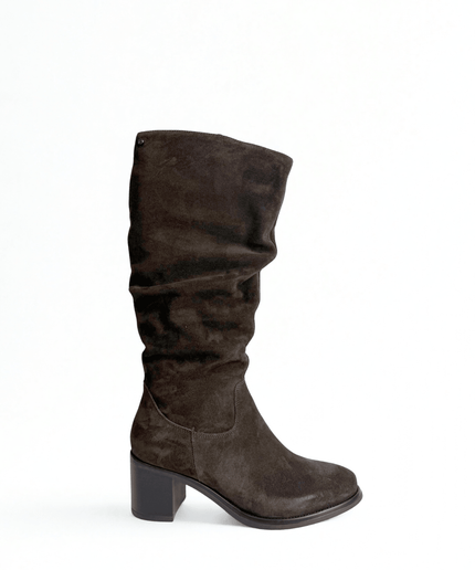 Stivale in pelle marrone - Piedi Folli