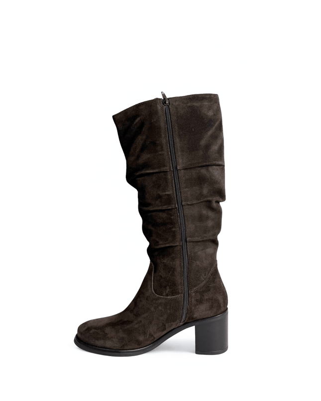 Stivale in pelle marrone - Piedi Folli