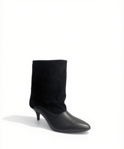 Stivale in pelle nero - Piedi Folli