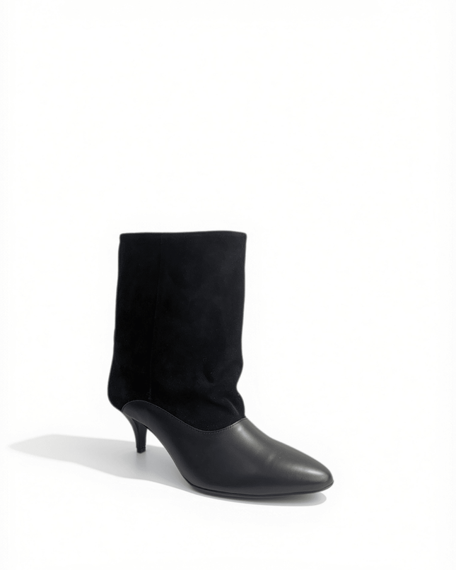 Stivale in pelle nero - Piedi Folli