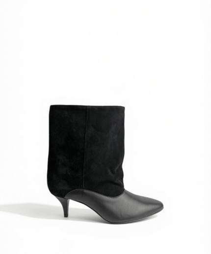 Stivale in pelle nero - Piedi Folli