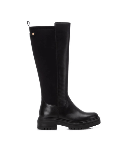 Stivale in pelle nero - Piedi Folli