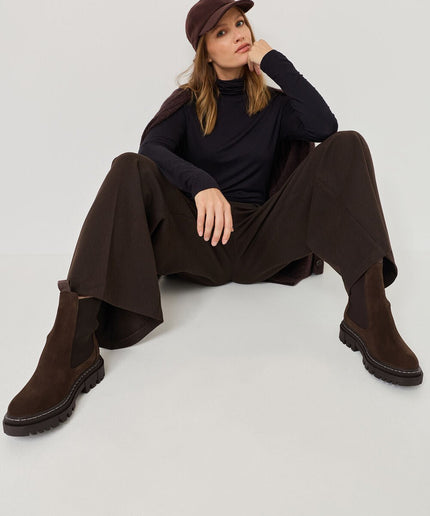 Stivaletti Chelsea Boots marrone - Piedi Folli