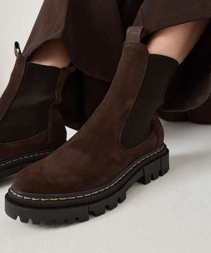 Stivaletti Chelsea Boots marrone - Piedi Folli