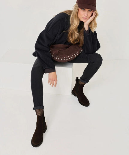 Stivaletti Chelsea marrone - Piedi Folli