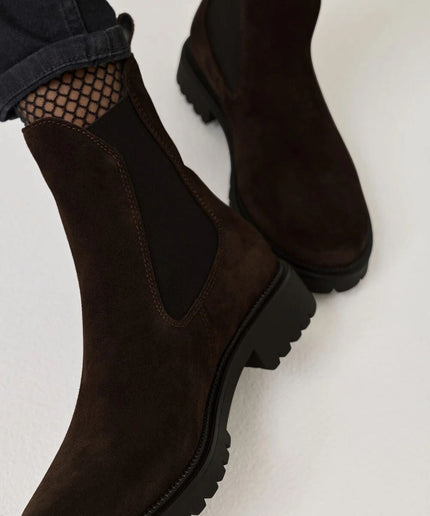 Stivaletti Chelsea marrone - Piedi Folli