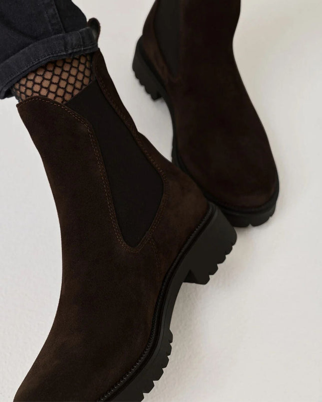 Stivaletti Chelsea marrone - Piedi Folli