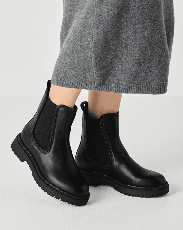 Stivaletti Chelsea nero - Piedi Folli