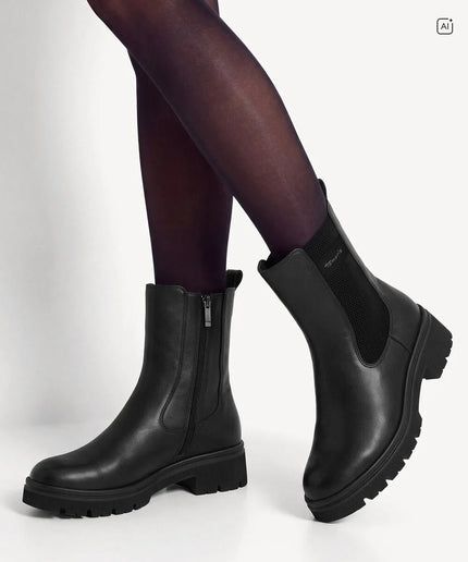 Stivaletti Chelsea nero - Piedi Folli