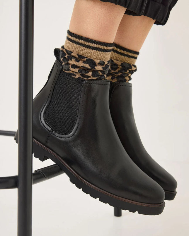 Stivaletti Chelsea nero - Piedi Folli