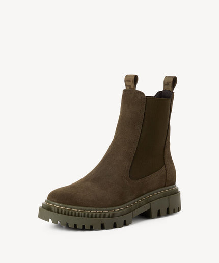Stivaletti Chelsea verde - Piedi Folli