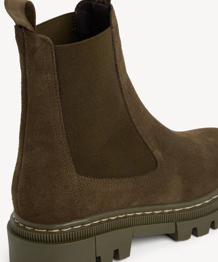 Stivaletti Chelsea verde - Piedi Folli