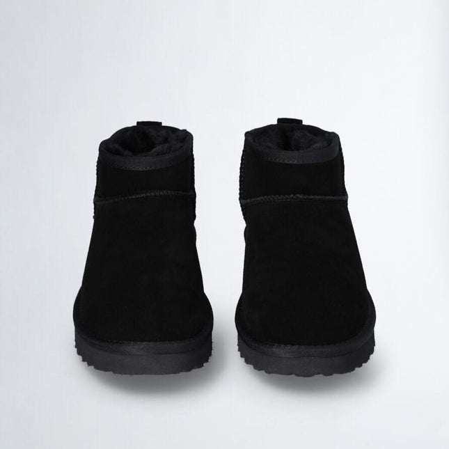 Stivaletti in suede nero - Piedi Folli