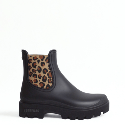 Stivaletto Botas Agua Mae Mate Nero - Leopardo - Piedi Folli