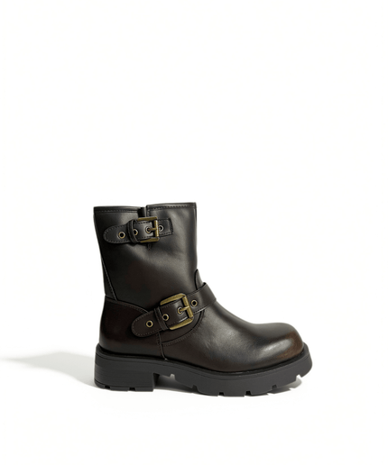 Stivaletto in pelle marrone - Piedi Folli