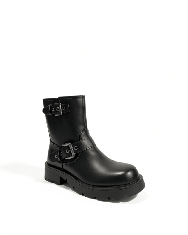 Stivaletto in pelle nero - Piedi Folli