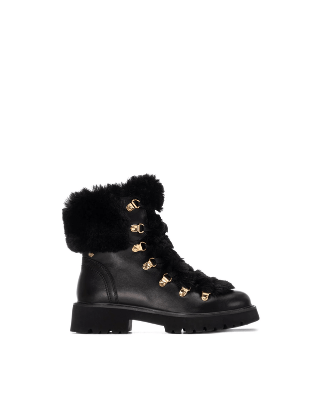 Stivaletto in pelle nero - Piedi Folli