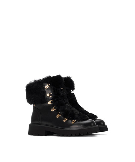 Stivaletto in pelle nero - Piedi Folli