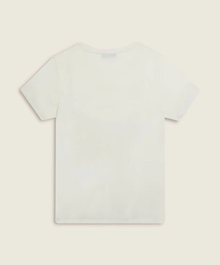 T-shirt con grafica “Enjoy the party” in strass - Piedi Folli