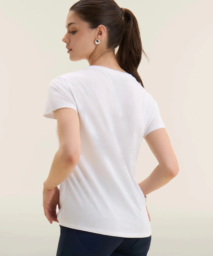 T-shirt con stampa colorata floreale - Piedi Folli