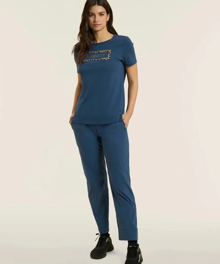 T-shirt Manica Corta con Grafica Animalier e Logo FREDDY - Piedi Folli