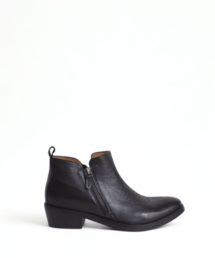 Texano in pelle nero - Piedi Folli