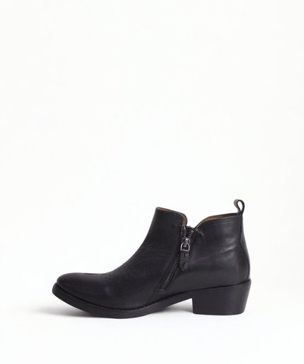 Texano in pelle nero - Piedi Folli