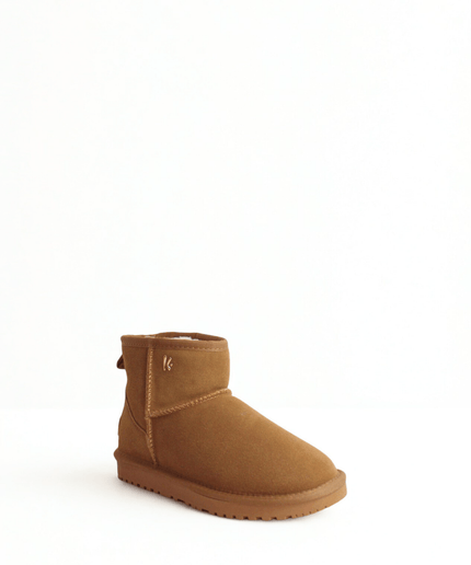 Tronchetto con il pelo camel - Piedi Folli