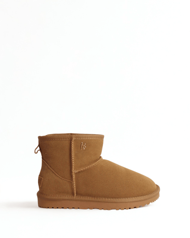 Tronchetto con il pelo camel - Piedi Folli