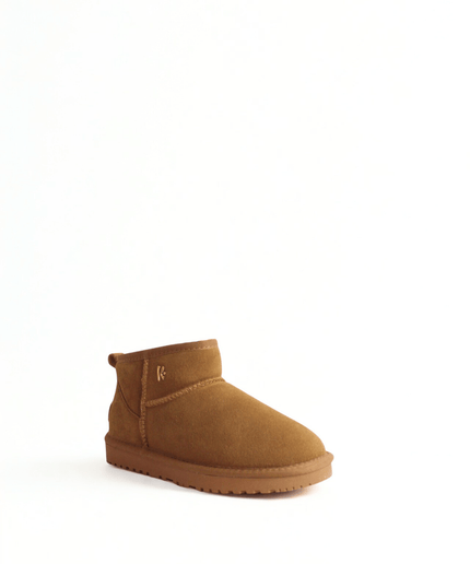 Tronchetto con il pelo camel - Piedi Folli