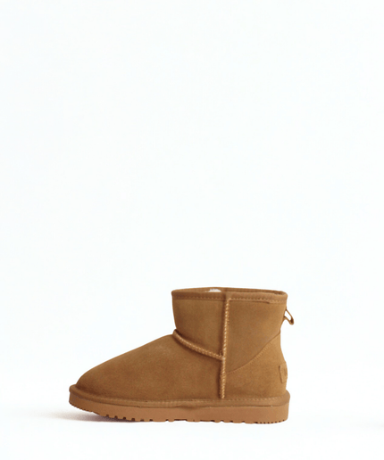 Tronchetto con il pelo camel - Piedi Folli