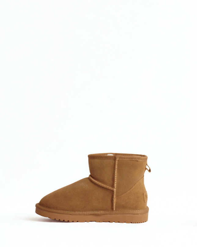 Tronchetto con il pelo camel - Piedi Folli