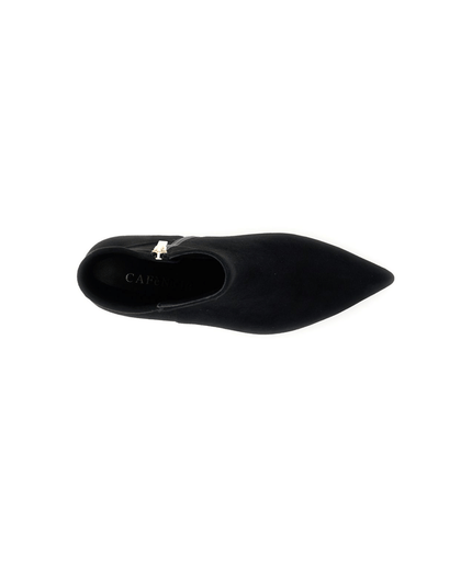 Tronchetto in camoscio nero - Piedi Folli