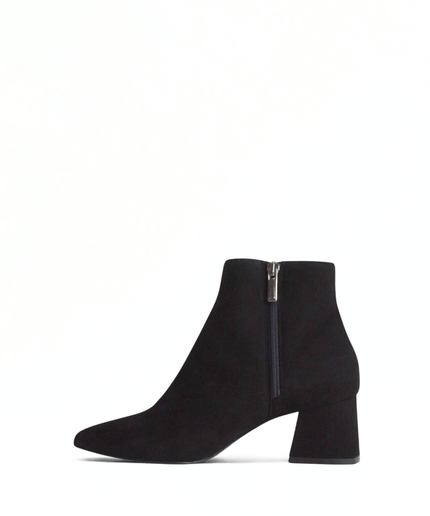 Tronchetto in pelle nero - Piedi Folli