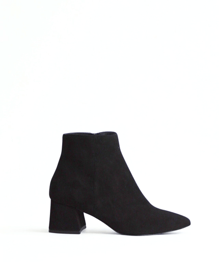 Tronchetto in pelle nero - Piedi Folli